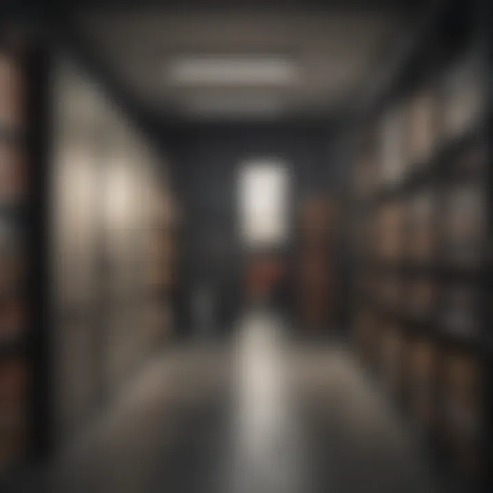 Business inventory neatly arranged in a storage unit