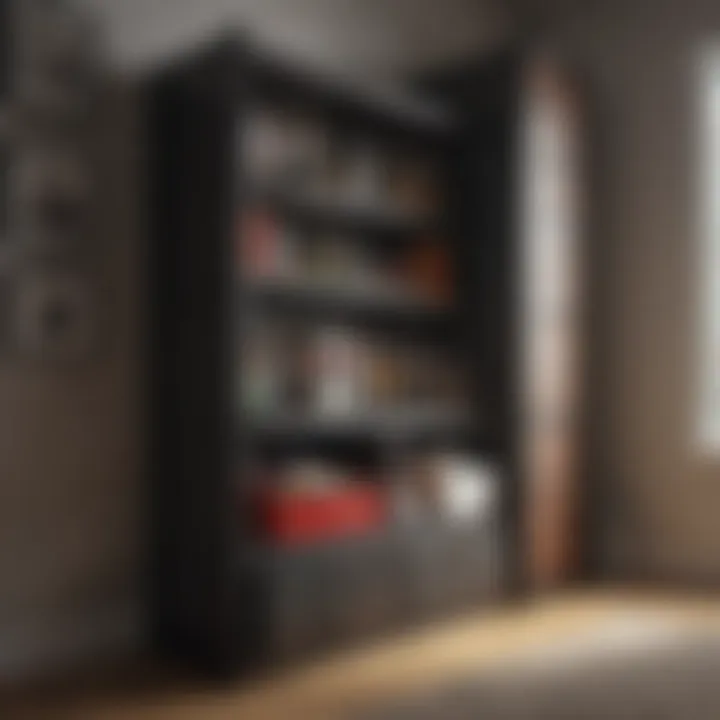 Personal items stored in an aesthetically pleasing manner