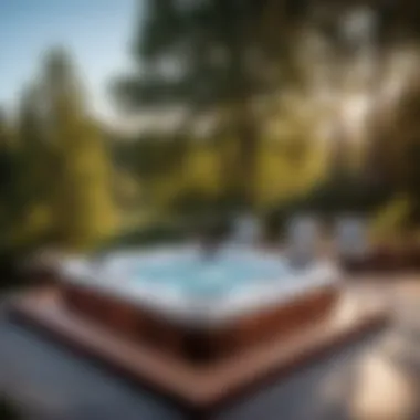 Professional Hot Tub Installation Professional hot tub installation process depicted