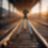 Rail Contractor Surveying Track