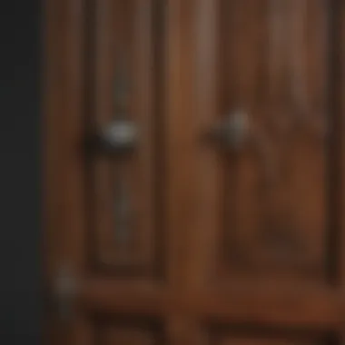 Elegant six panel solid wood interior door design showcasing craftsmanship.