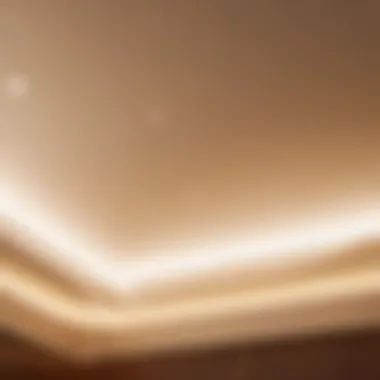 Subtle Recessed Ceiling Lights Casting Ambient Glow Recessed Ceiling Lights Creating Ambient Glow