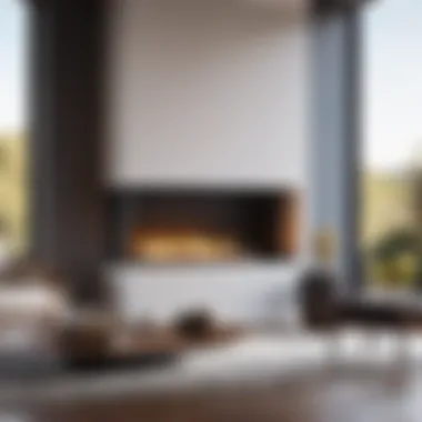 Sleek and Modern Gas Fireplace