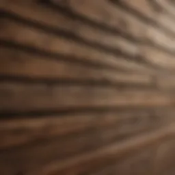 Different types of wood siding materials