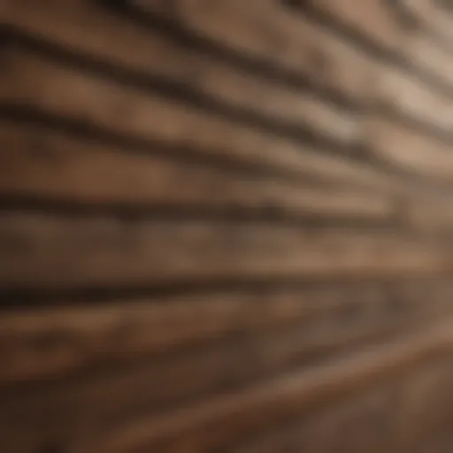 Different types of wood siding materials