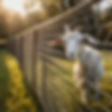 Different types of fencing materials for goats