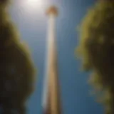 Elegant Fiberglass Flagpole Design