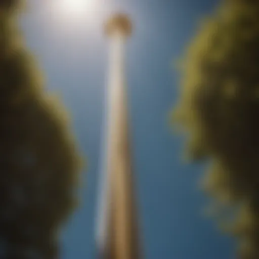 Elegant Fiberglass Flagpole Design