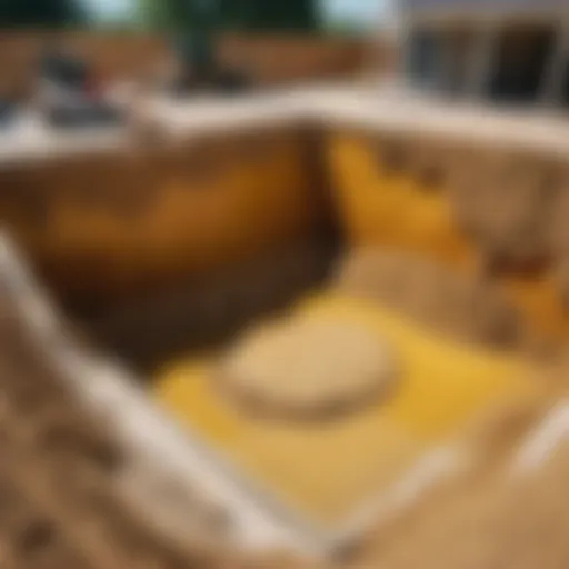 Fiberglass pool excavation