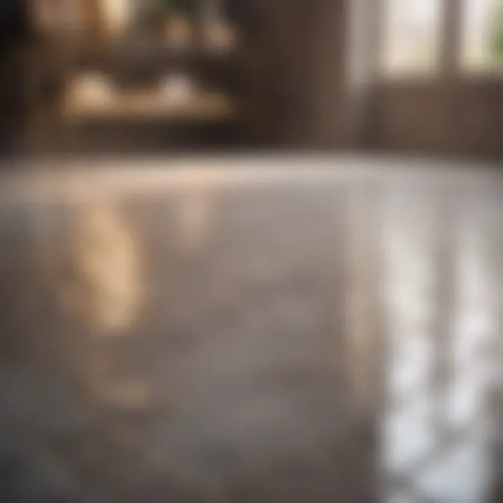 Elegant finish of sealed grout on tiled surface