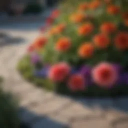 Floral Elegance Paver Flower Bed Design