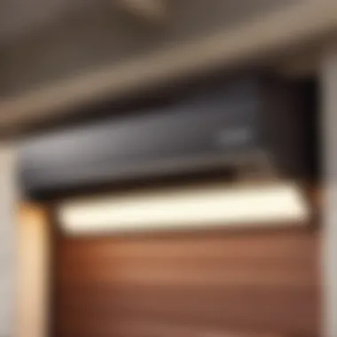 Illustration of garage door opener system
