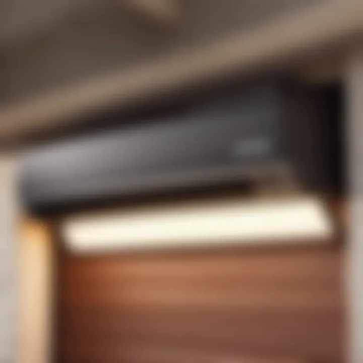 Illustration of garage door opener system