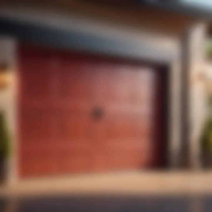 Illustration of garage door safety sensors