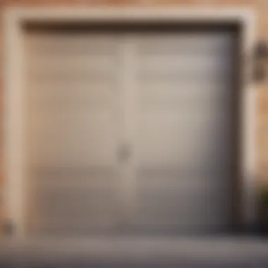 Illustration of garage door tracks and rollers