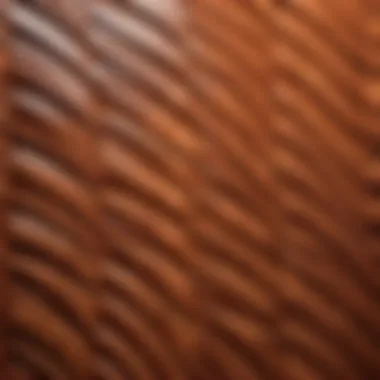 Artistic geometric pattern created with tongue and groove technique