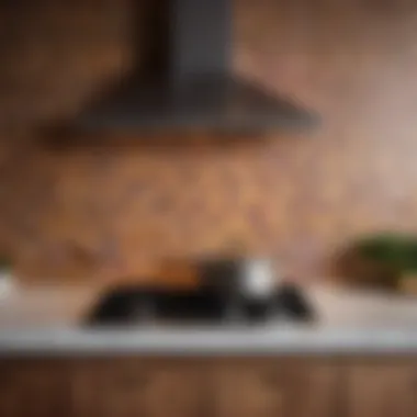 Geometric Patterned Kitchen Backsplash