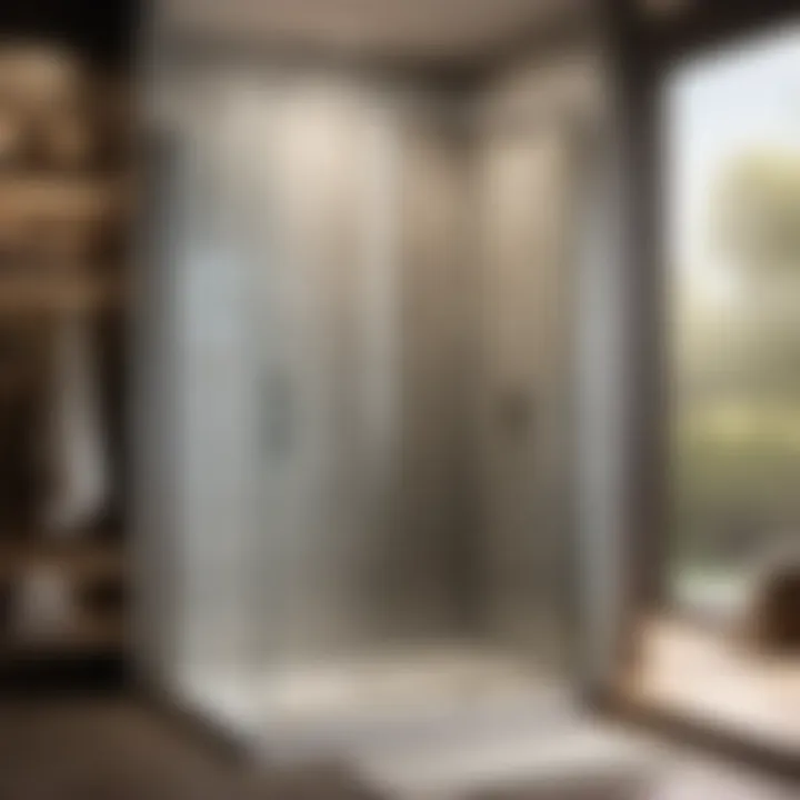 Comparing different types of glass for shower doors