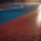 Glistening Epoxy Basketball Court Surface