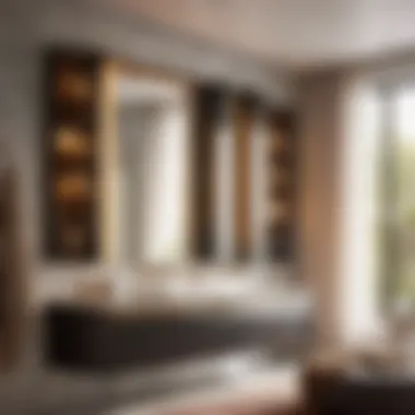 Shine Bright: The Allure of Gloss Finishes Gloss finish on bathroom cabinets