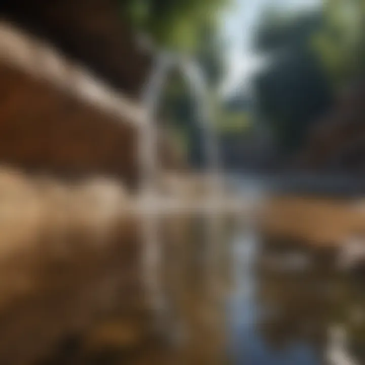 Visual representation of groundwater challenges and solutions.