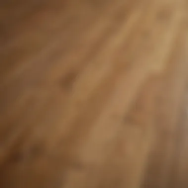 Close-up of LifeProof Bamboo Flooring revealing its unique finish and durability.