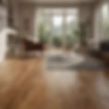 Room setting featuring LifeProof Bamboo Flooring in a contemporary living space.