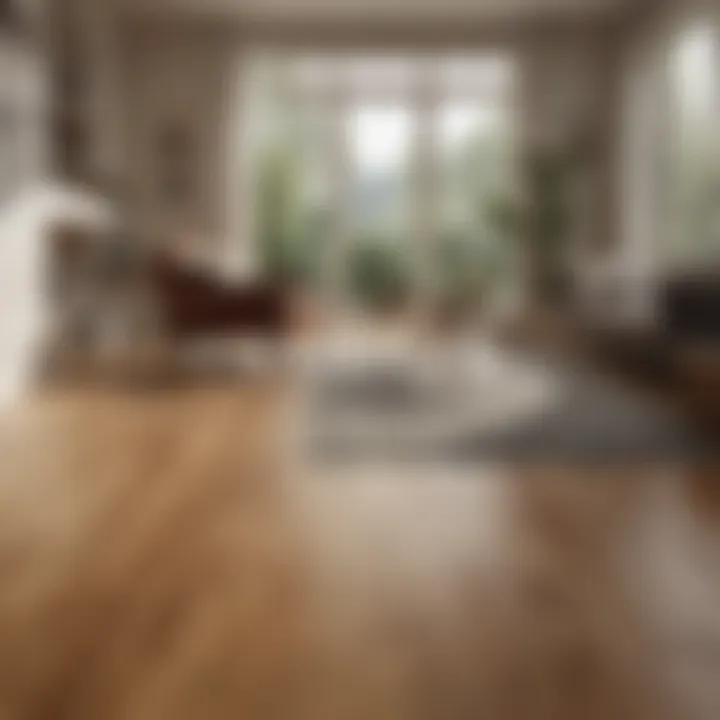 Room setting featuring LifeProof Bamboo Flooring in a contemporary living space.
