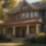 House exterior with repair tools