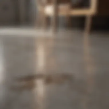 Illustration of common causes of slab leaks identified beneath a floor