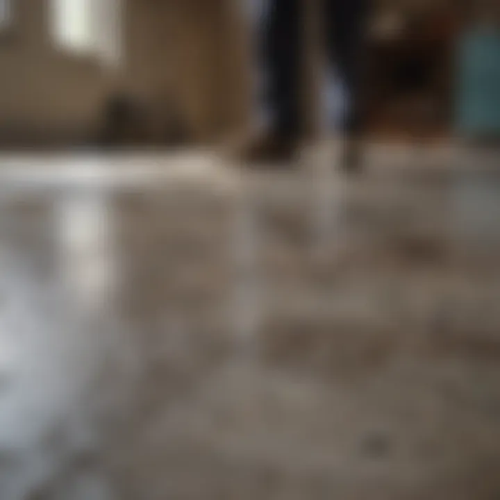 Systematic solutions being implemented to repair a slab leak
