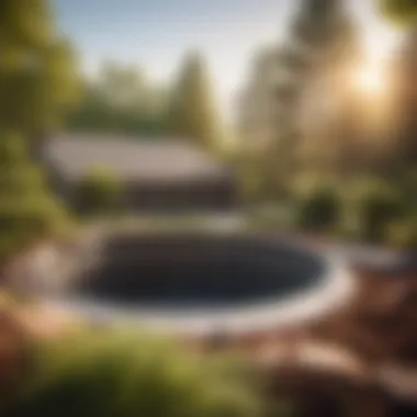 Eco-Friendly Septic Tank Replacement Illustration showcasing eco-friendly septic tank replacement
