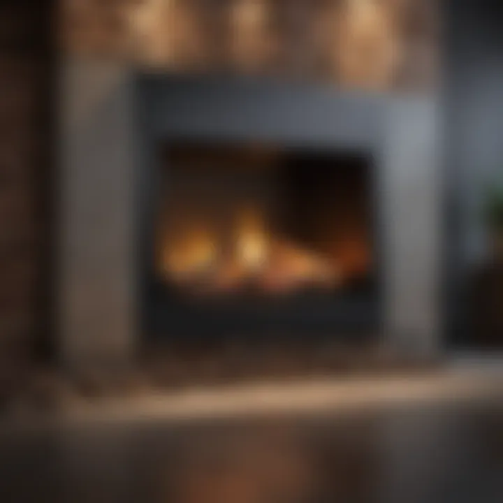 Eco-friendly fireplace utilizing sustainable materials and design