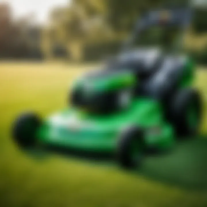 Innovative Mower Technology Illustration