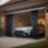 Innovative retractable garage screen with door