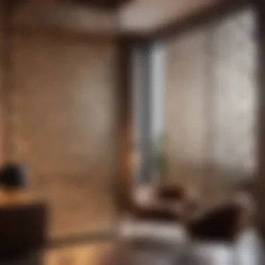 Innovative Room Divider with Geometric Patterns