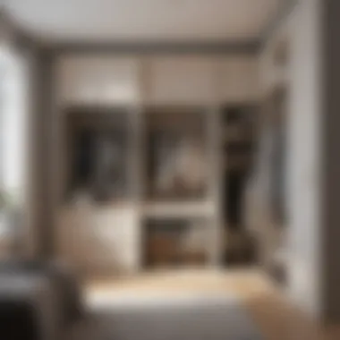 Multifunctional furniture enhancing closet space utility