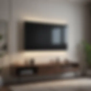 Adding Flair with Innovative Wall Mount Unit Design Innovative design of wall mount unit adding flair to room