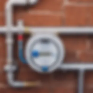 Water Meter Connection Illustration of water meter connection
