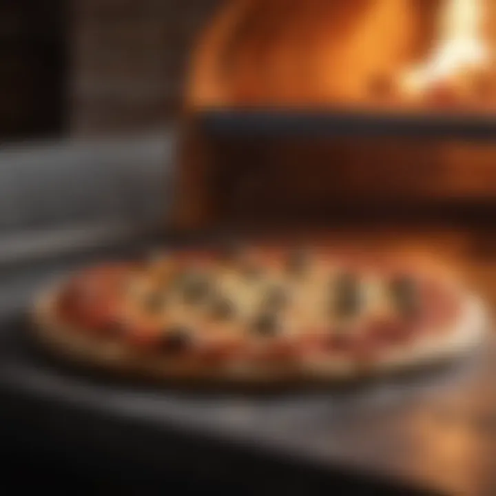 Insulating layer for pizza oven