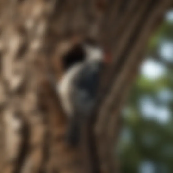 Intertwined Rhythms of Nature and Woodpecker