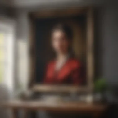 Experienced painter showcasing intricate painting techniques on walls