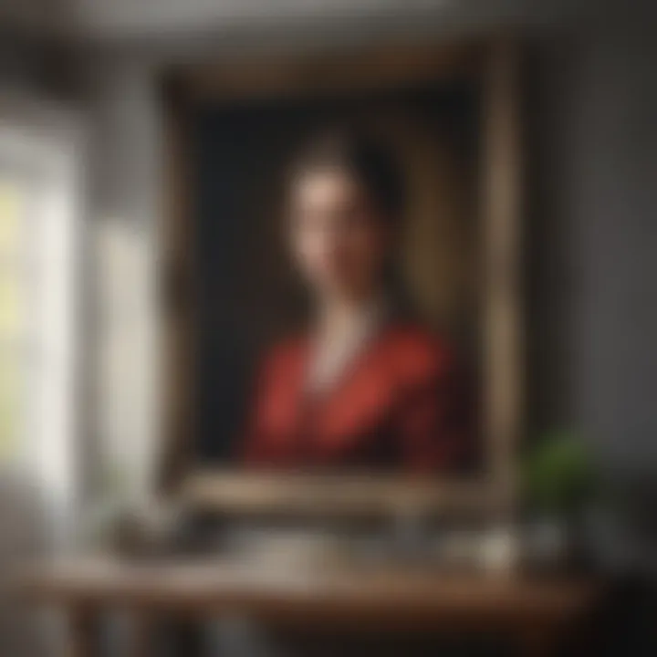 Experienced painter showcasing intricate painting techniques on walls