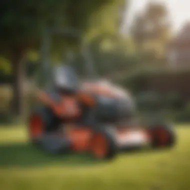 Essential Lawn Mower Maintenance Tips Maintenance tips for a lawn mower being demonstrated