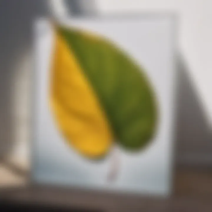 Comparison chart showing leaf relief product efficiency
