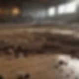 A perfectly leveled ground ready for concrete