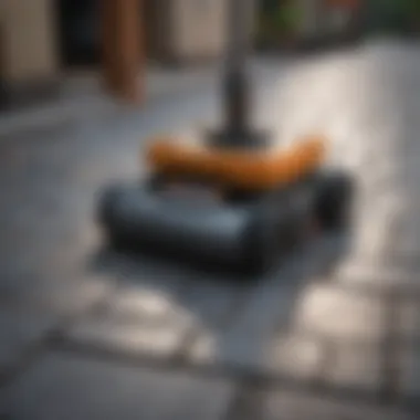 A toolset essential for leveling paving stones