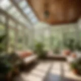 Lush Greenery Sunroom Oasis