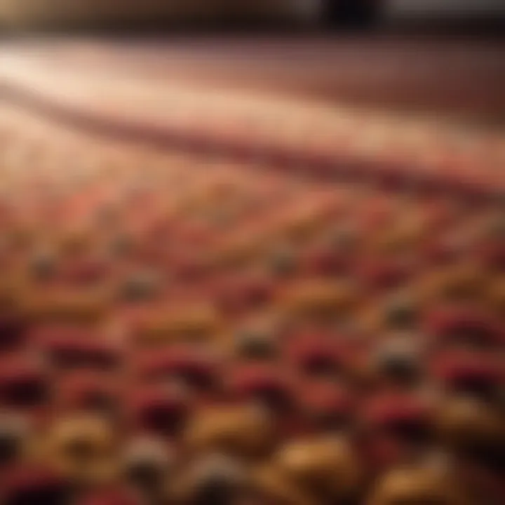 Luxurious carpet texture close-up