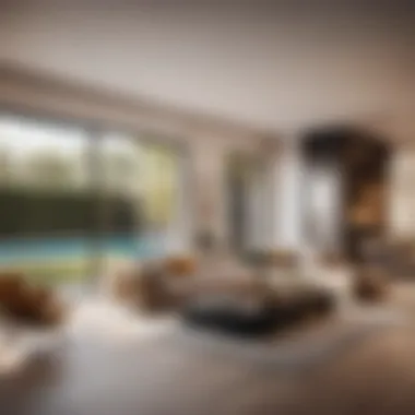 Luxurious modular home interior
